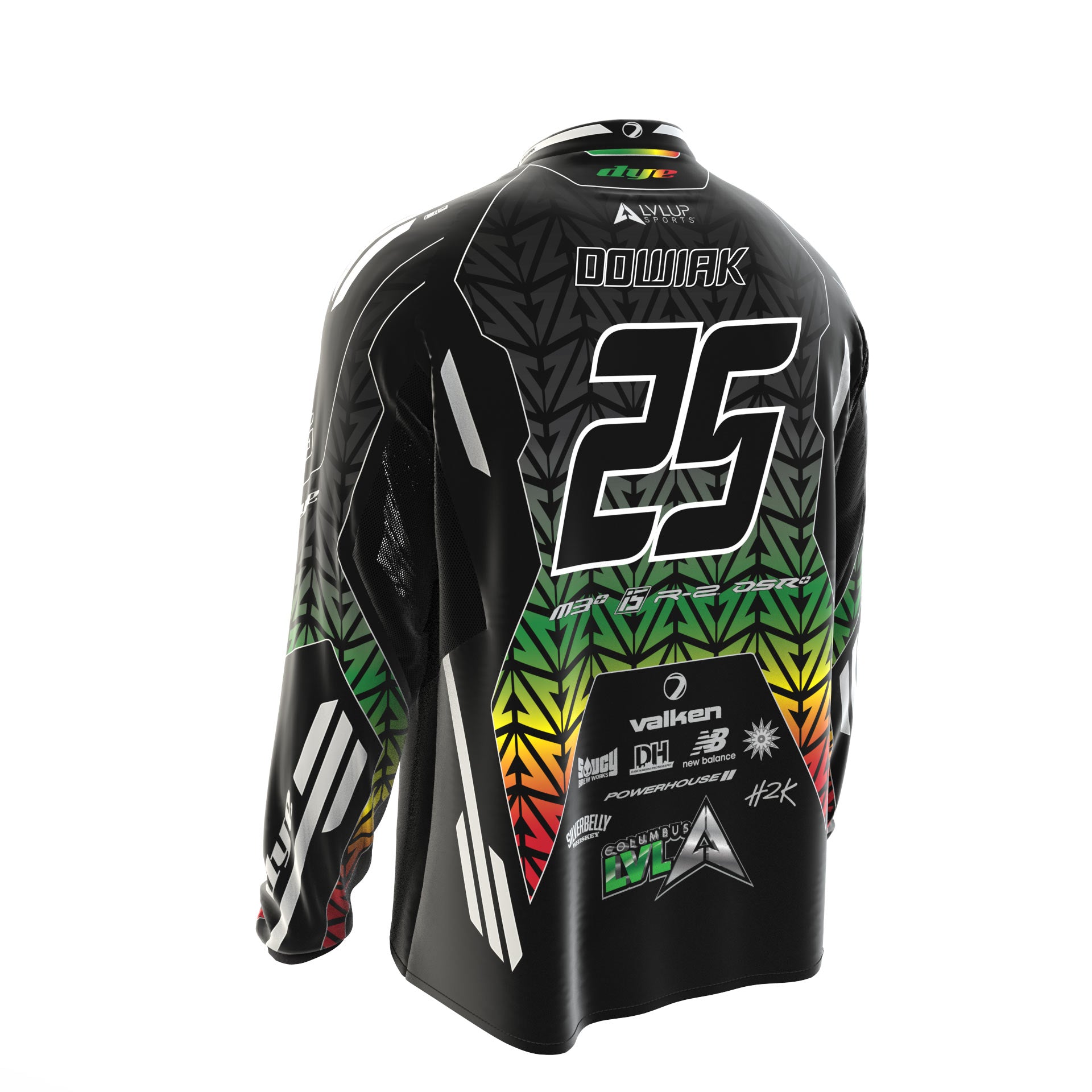 Columbus LVL 2023 Pro Jersey - Rasta LVLCAM