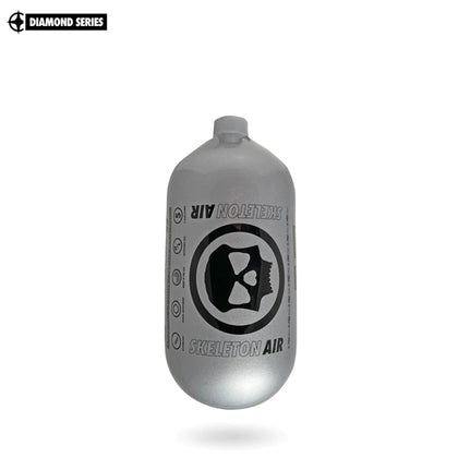Infamous HYPERLIGHT Skeleton Air Tank 80ci (Bottle Only) - Silver with Black
