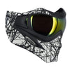 VForce Grill - SE Webbing Paintball Mask (Includes TWO Lenses) - White w/ Black Splash