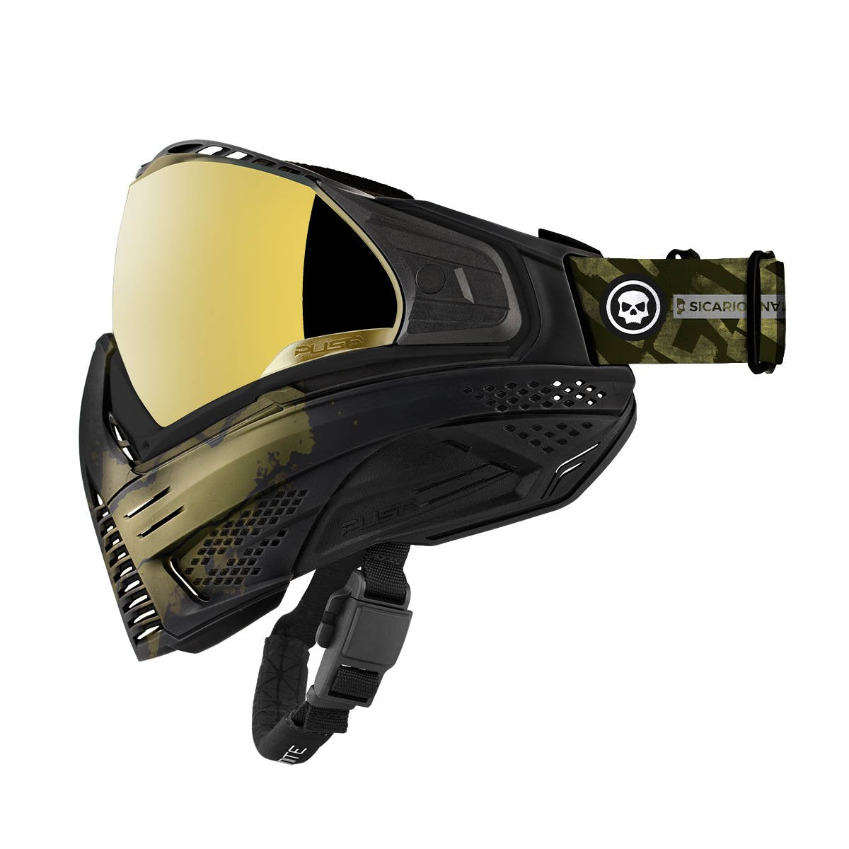 Push Goggle - Infamous Unite Gold Skull