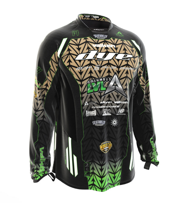 Columbus LVL 2022 Pro Jersey - World Cup GOLD LVLCAM