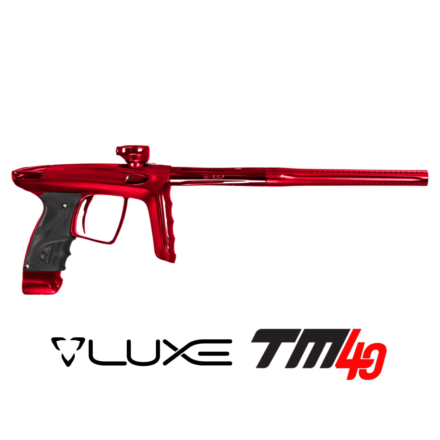 DLX Luxe TM40 Paintball Marker - Dust Red / Polished Red
