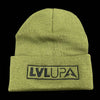 Beanie - LVL UP Trendy Logo - OD Green with Black