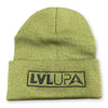 Beanie - LVL UP Trendy Logo - OD Green with Black