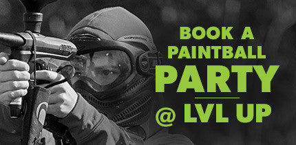 Book a LVL Up Sports Paintball Party
