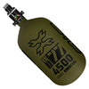 HK Army Alpha Air - 77ci/4500psi HP8 Air Tank - STRIKER Olive Green / Black