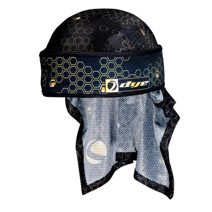 DYE X HALO - HEAD WRAP - HYPERCAM BLACK/GOLD