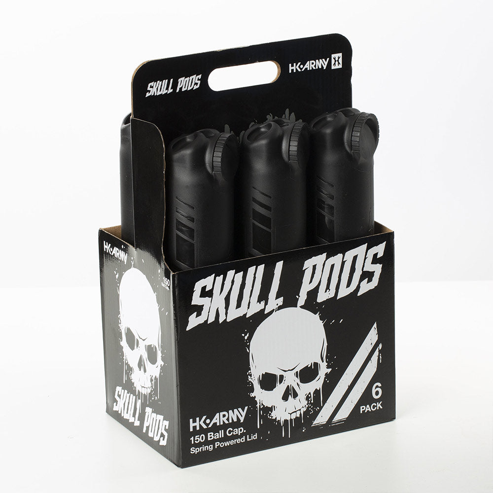 HK Army Skull Pods - 150 Round - Black - 6 Pack