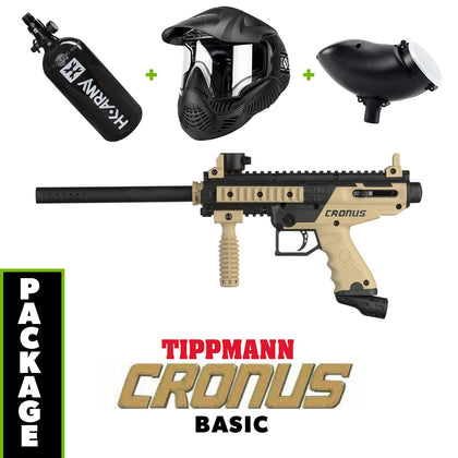 Cronus Basic - Tan / Black COMBO Package with Tank, Hopper, Goggle