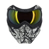 VForce Grill - SE Webbing Paintball Mask (Includes TWO Lenses) - White w/ Black Splash