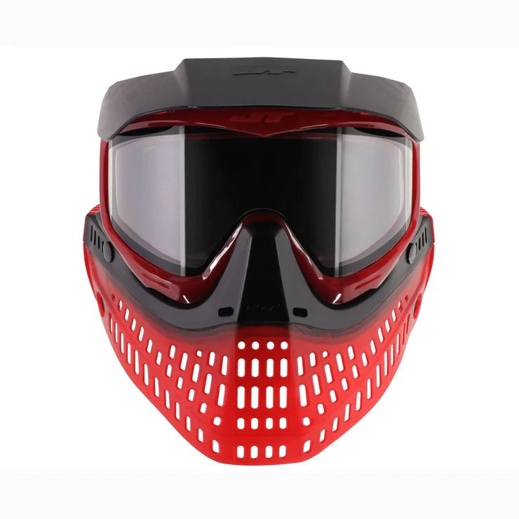 Maschera Paintball JT Proflex - Lenti Termiche Trasparenti - Colore Nero/Bianco Zebrato - Nuova