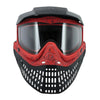 JT Bandana Series Proflex Paintball Mask - Red w/ Clear and Smoke Thermal Lens