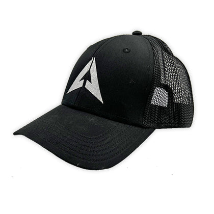 LVL Trucker Hat - Black with White Logo
