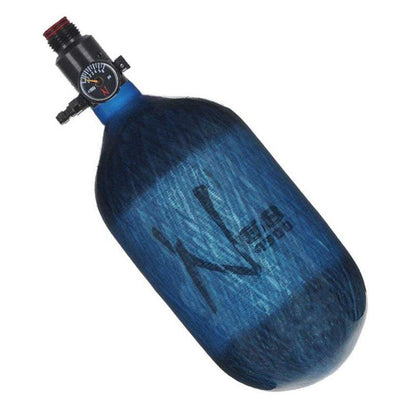 Ninja LITE Carbon Fiber 68 / 4500 Air Tank - Translucent Blue