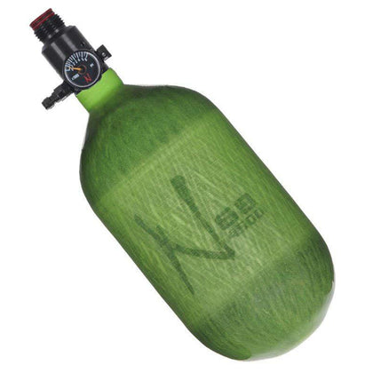 Ninja LITE Carbon Fiber 68 / 4500 Air Tank - Translucent Green